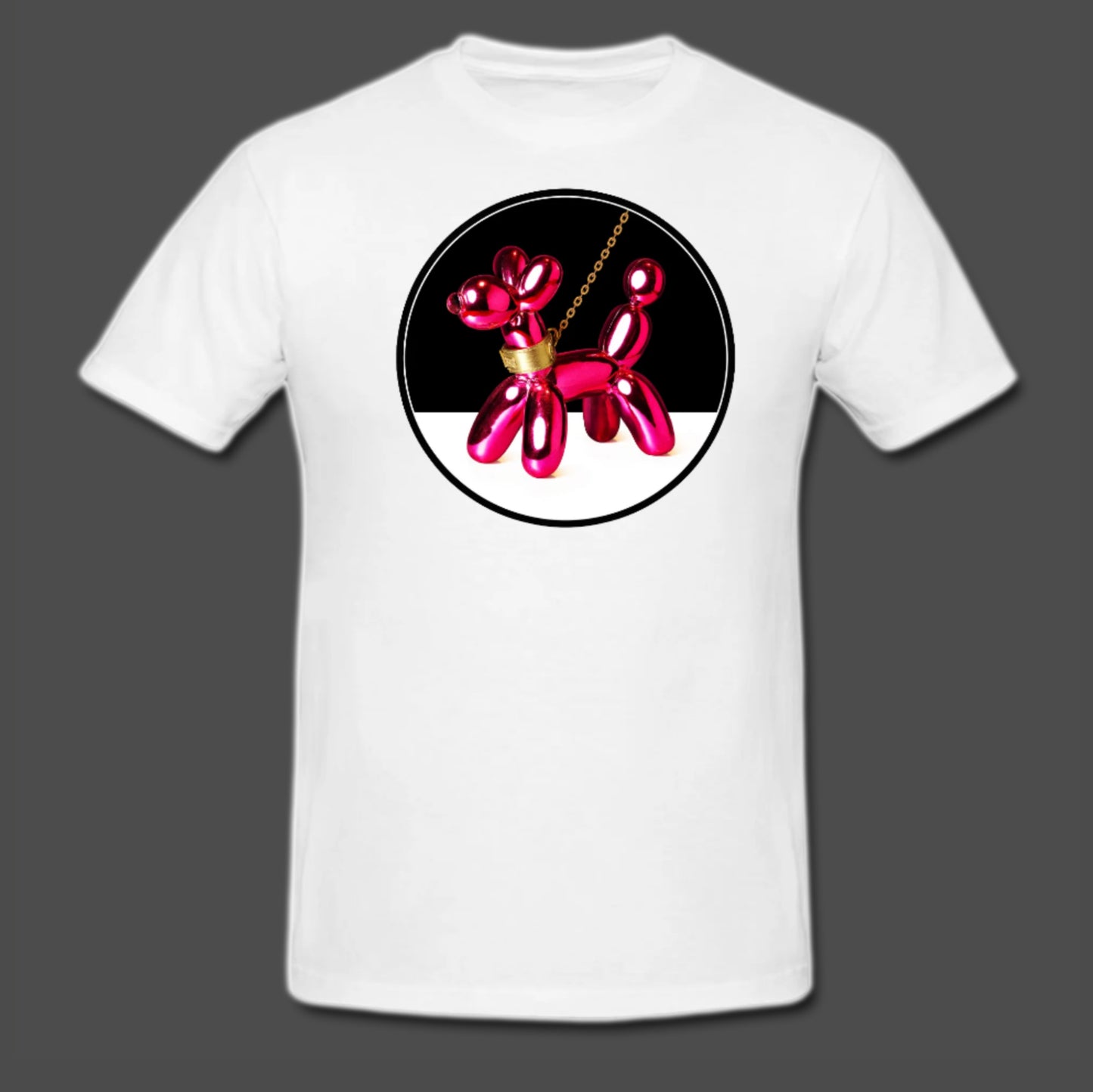 BALLOON POODLE T-shirt - Pink