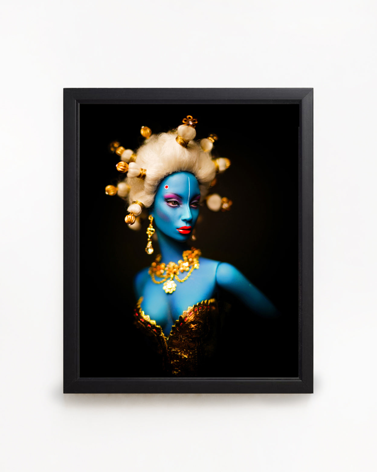 FEELING BLUE - Framed Print