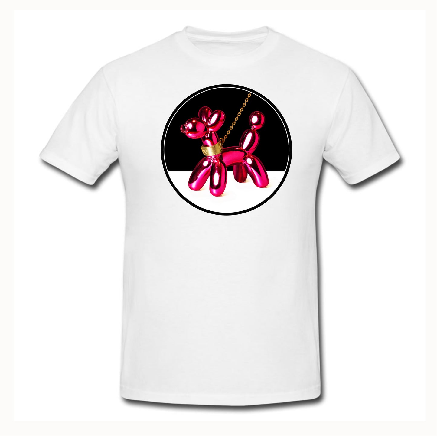 BALLOON POODLE T-shirt - Pink