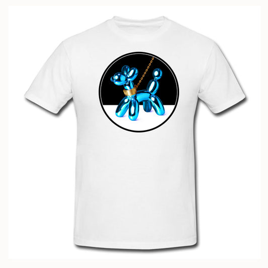 BALLOON POODLE T-shirt - Blue